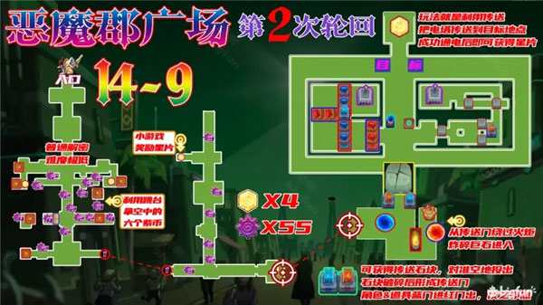 坎公骑冠剑14-9关怎么过 14-9全收集攻略最详细