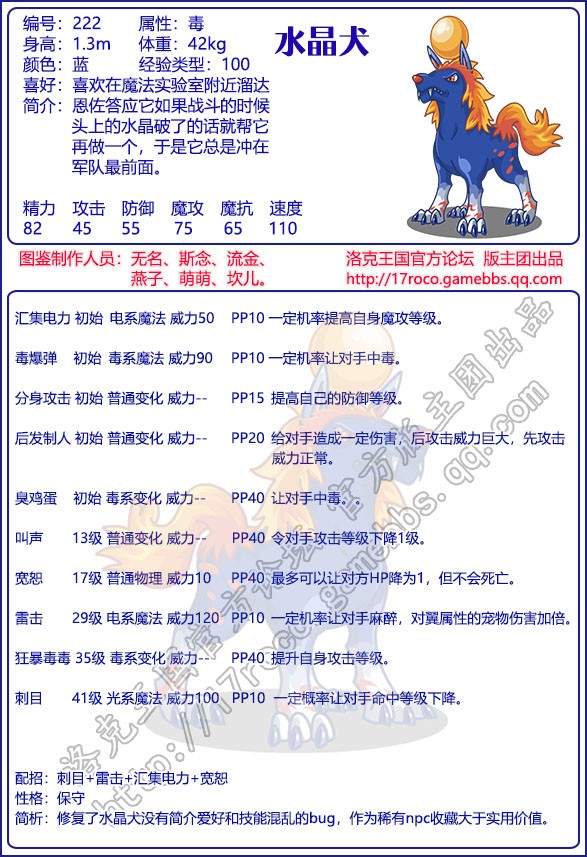 《洛克王国》水晶犬技能配招推荐