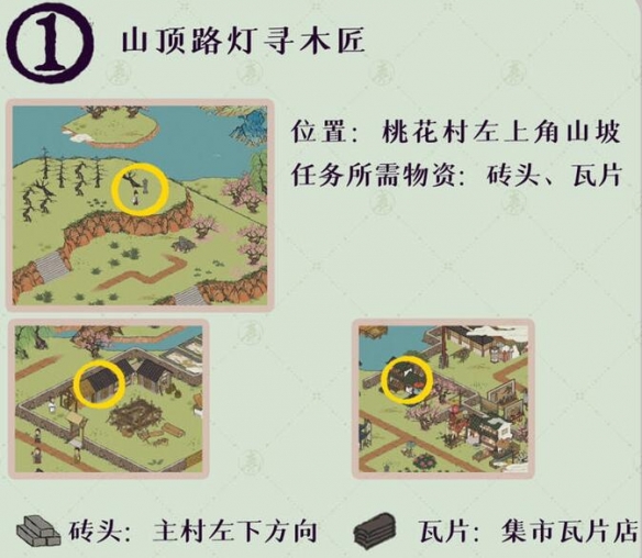 江南百景图桃花村最后的故事如何完成-江南百景图桃花村最后的故事具体解谜过程一览