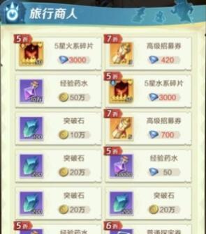 上古王冠旅行商人买什么 上古王冠旅行商人购买推荐一览
