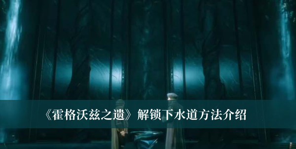 霍格沃茨之遗如何解锁下水道-霍格沃茨之遗解锁下水道方法介绍