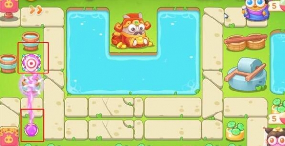 保卫萝卜4白萝卜传奇第50关图文通关攻略步骤