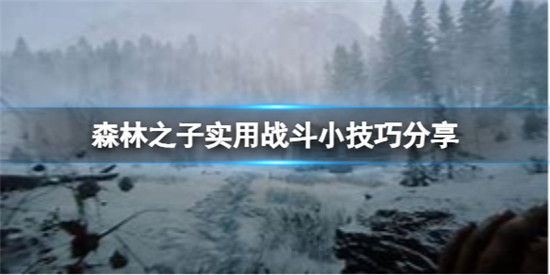 森林之子都有什么实用小技巧 森林之子实用战斗小技巧分享