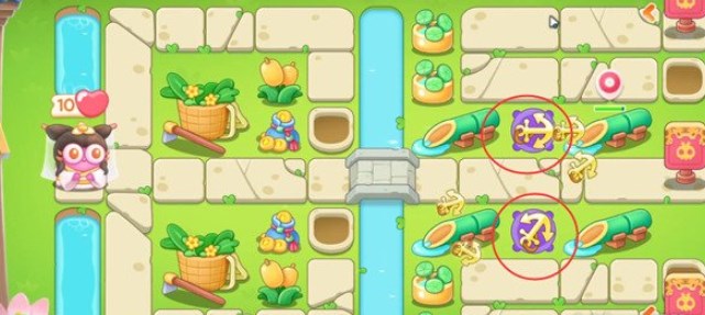 保卫萝卜4白萝卜传奇第58关图文通关攻略步骤