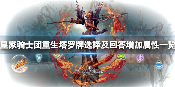 皇家骑士团重生塔罗牌选择及回答增加属性一览-塔罗牌怎么选