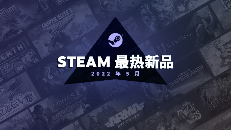 Steam 5月最热新品榜沙石镇时光 武装突袭：Reforger等