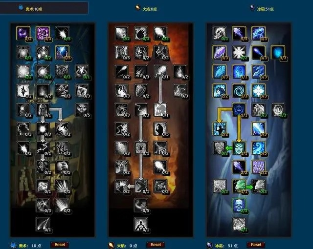 wow魔兽世界巫妖王之怒怀旧服法师野外单刷升级天赋推荐