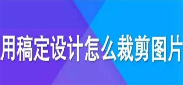 稿定设计怎么裁剪图片 稿定设计裁剪功能如何使用