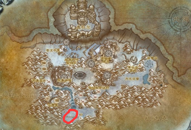 wow魔兽世界怀旧服探索风暴峭壁成就斯巴索克雷区位置坐标