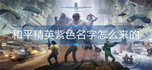 和平精英紫色名字怎么来的-和平精英紫色名字设置方法