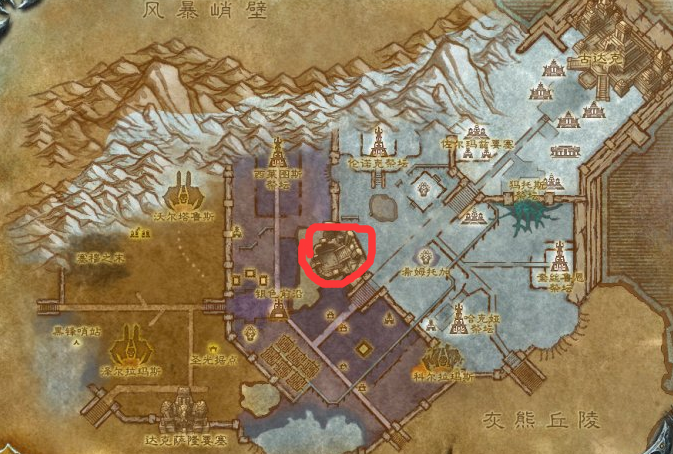 wow魔兽世界怀旧服探索祖达克成就痛苦斗兽场位置坐标