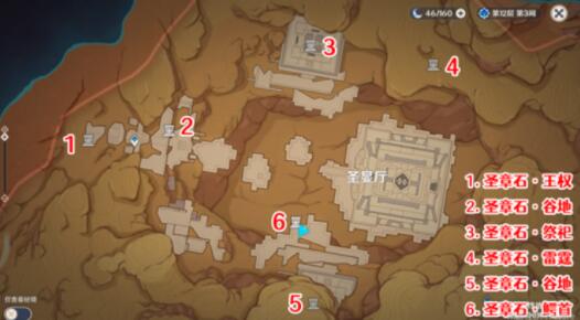 原神圣章石怎么快速集齐 原神圣章石快速收集地点方法分享