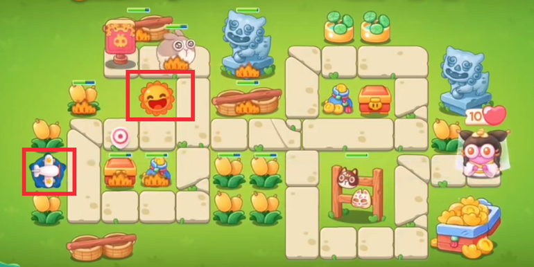 保卫萝卜4白萝卜传奇第51关图文通关攻略解析