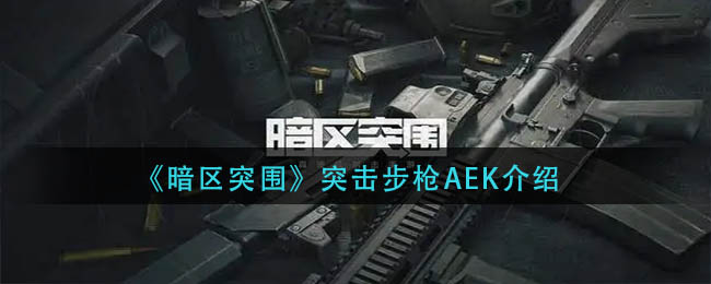 暗区突围突击步枪aek怎么样-突击步枪aek介绍