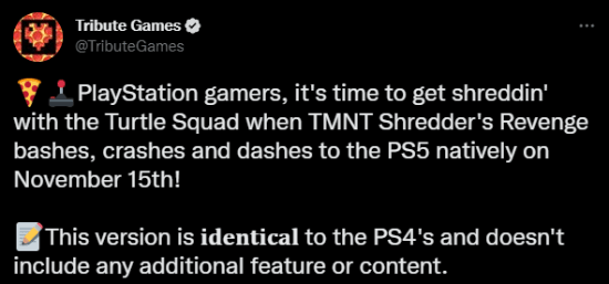 这么不友好？忍者神龟PS4没有办法免费升级！